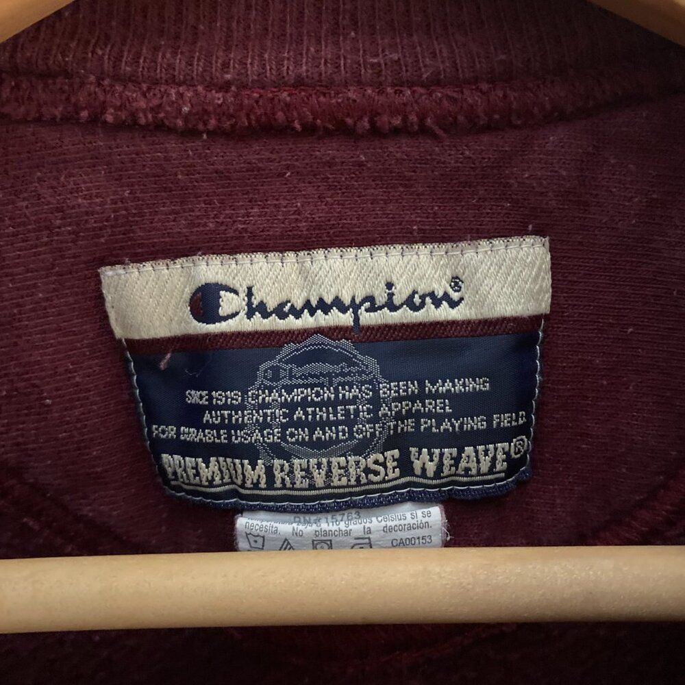 Monmouth University Hawks Mo Alpha 1887 Champion Reverse Weave Sweatshirt Large - Picture 2 of 4